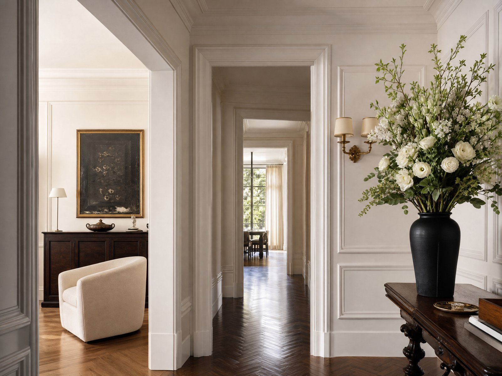 Foyer interior elegante - proyecto Izarte Bilbao